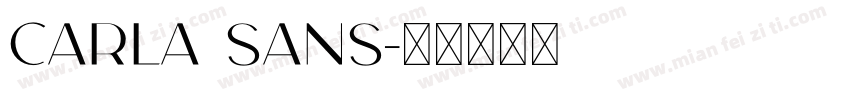 carla sans字体转换